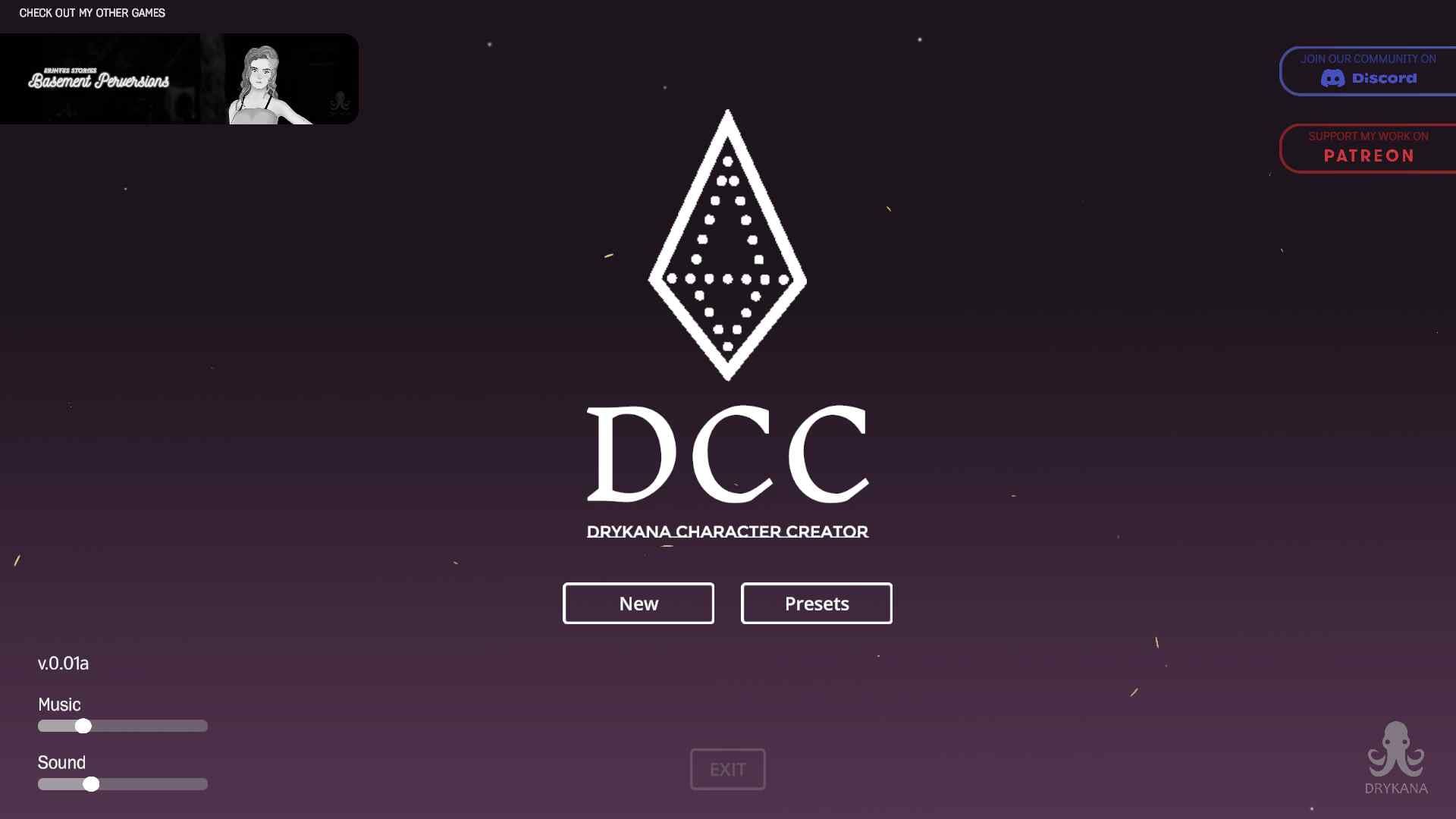 DCC - Drykana Character Creator